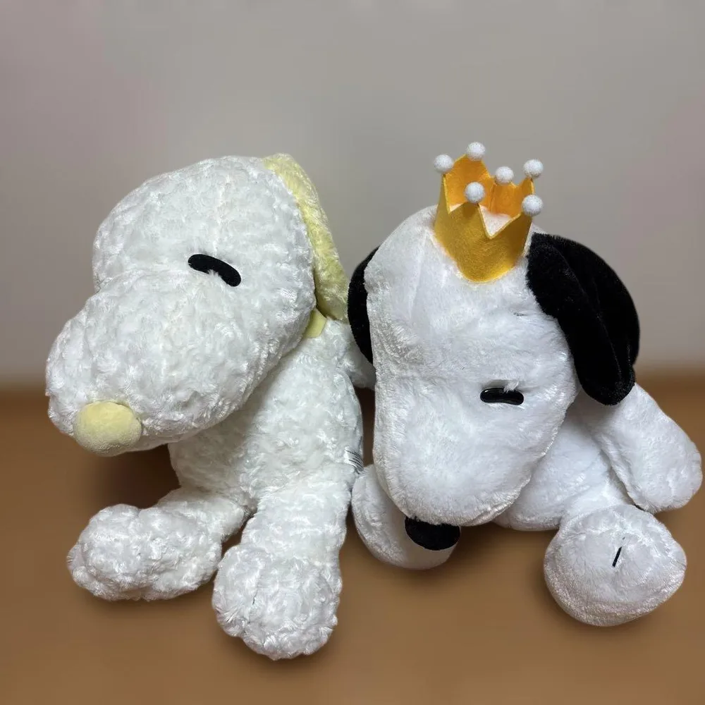 【美品・タグ付き】スヌーピー ぬいぐるみ ふわふわ ボア 2体セット
