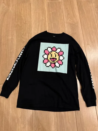 村上隆 カイカイキキ ロングスリーブTシャツ 黒 値段交渉応じます