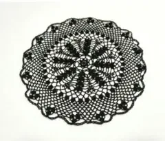 ✤♬004✿レース編み✿(黒色)
