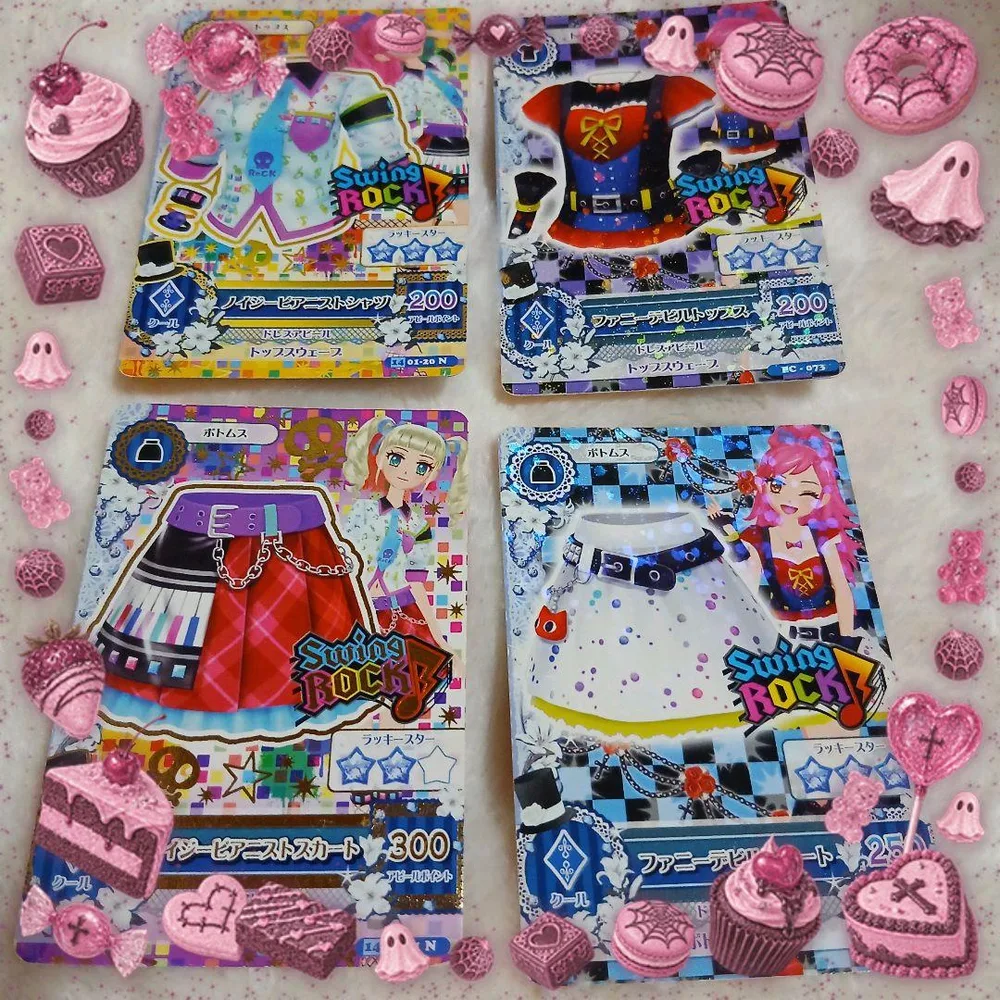 アイカツ カード 4枚セット Swing ROCK&クール♡ユリカちゃん