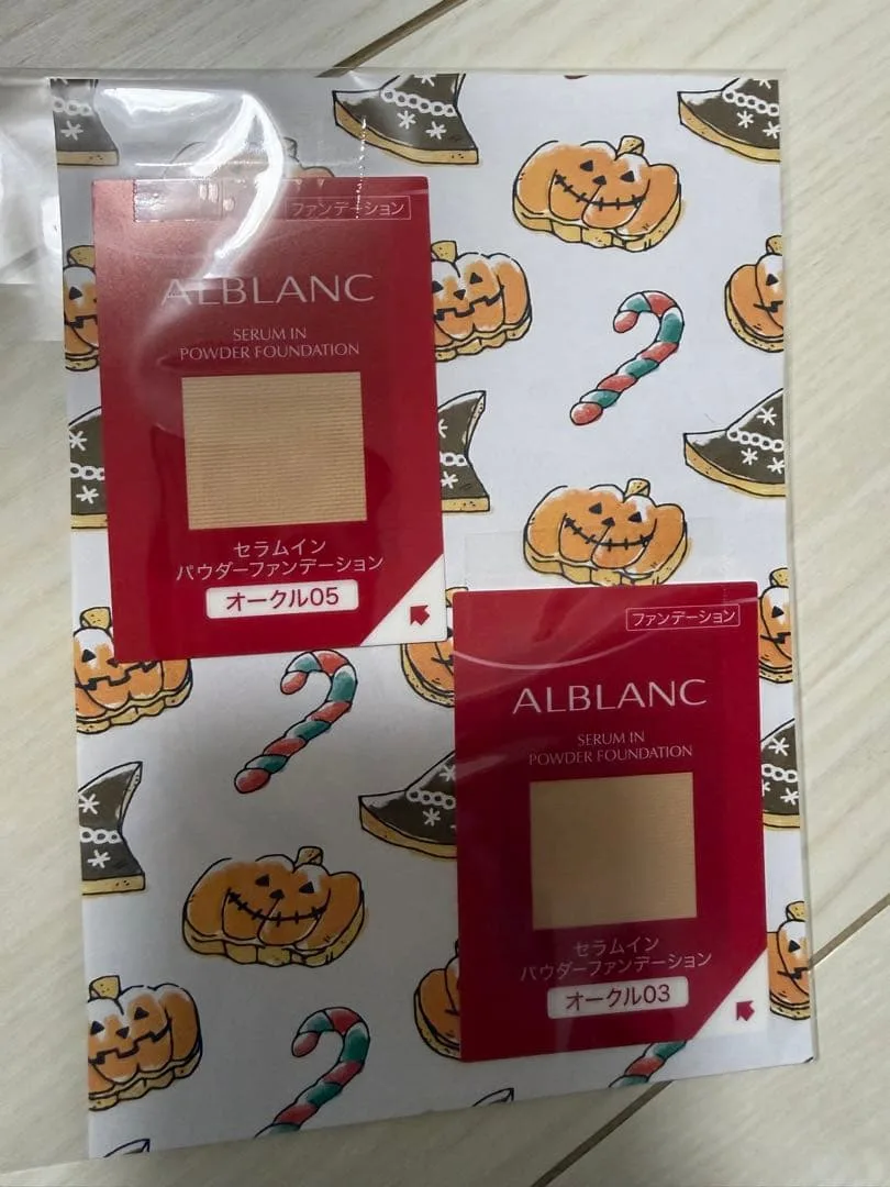 ALBLANC アルブラン セラムインパウダーファンデーション サンプル 2つ
