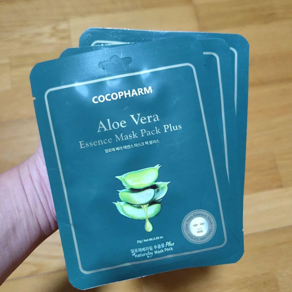 COCOPHARM Aloe Vera シートマスク 3枚セット