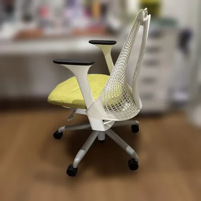 Herman Miller セイルチェア ホワイト×ライムグリーン