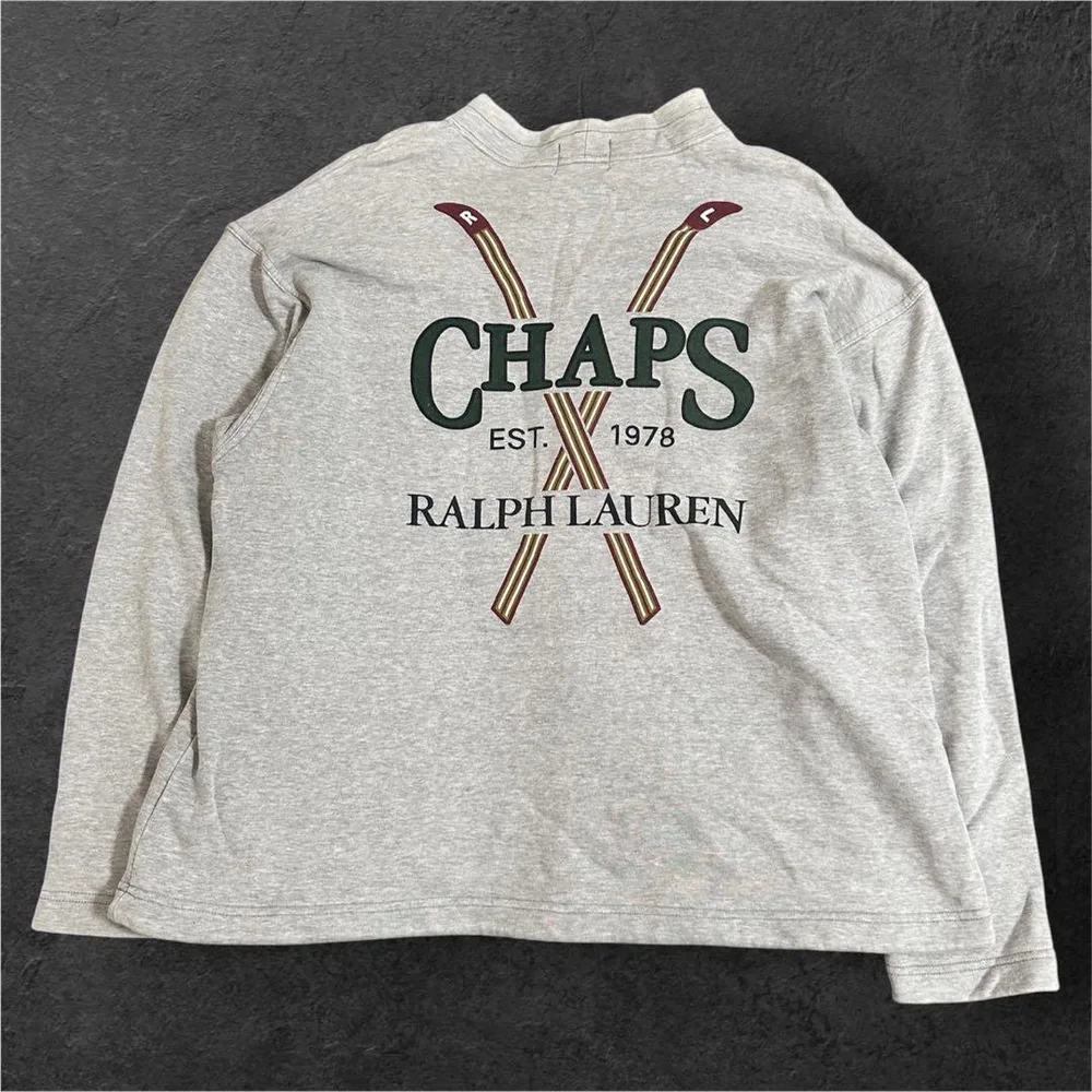 CHAPS RALPH LAUREN スウェット ライトグレー M