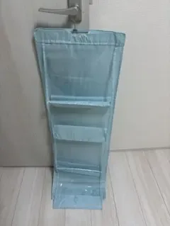 バッグ収納ホルダー 水色8個収納
