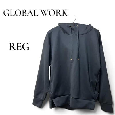 GLOBAL WORK パーカー ブラック
