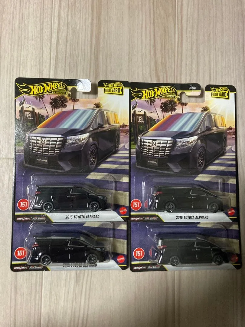ホットウィールプレミアム トヨタアルファード 4台セット