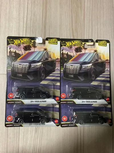 ホットウィールプレミアム トヨタアルファード 4台セット