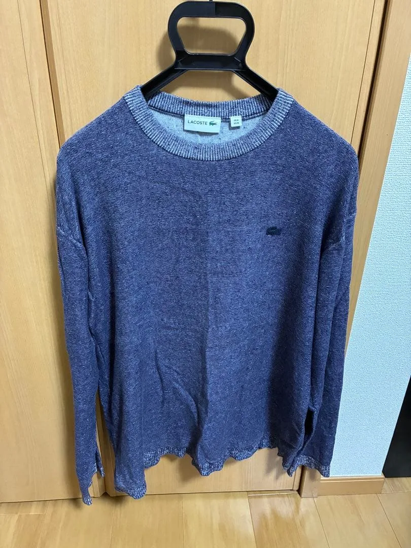 ラコステ ロングスリーブ コットンリネン Tシャツ