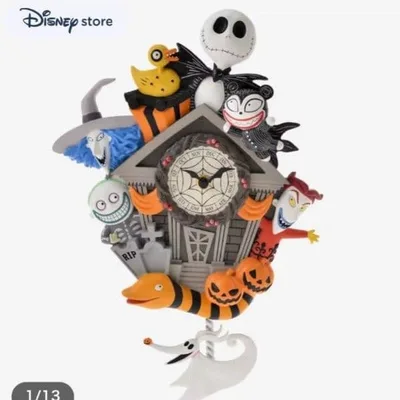 ディズニーストア ナイトメアビフォアクリスマス ジャック 掛け時計