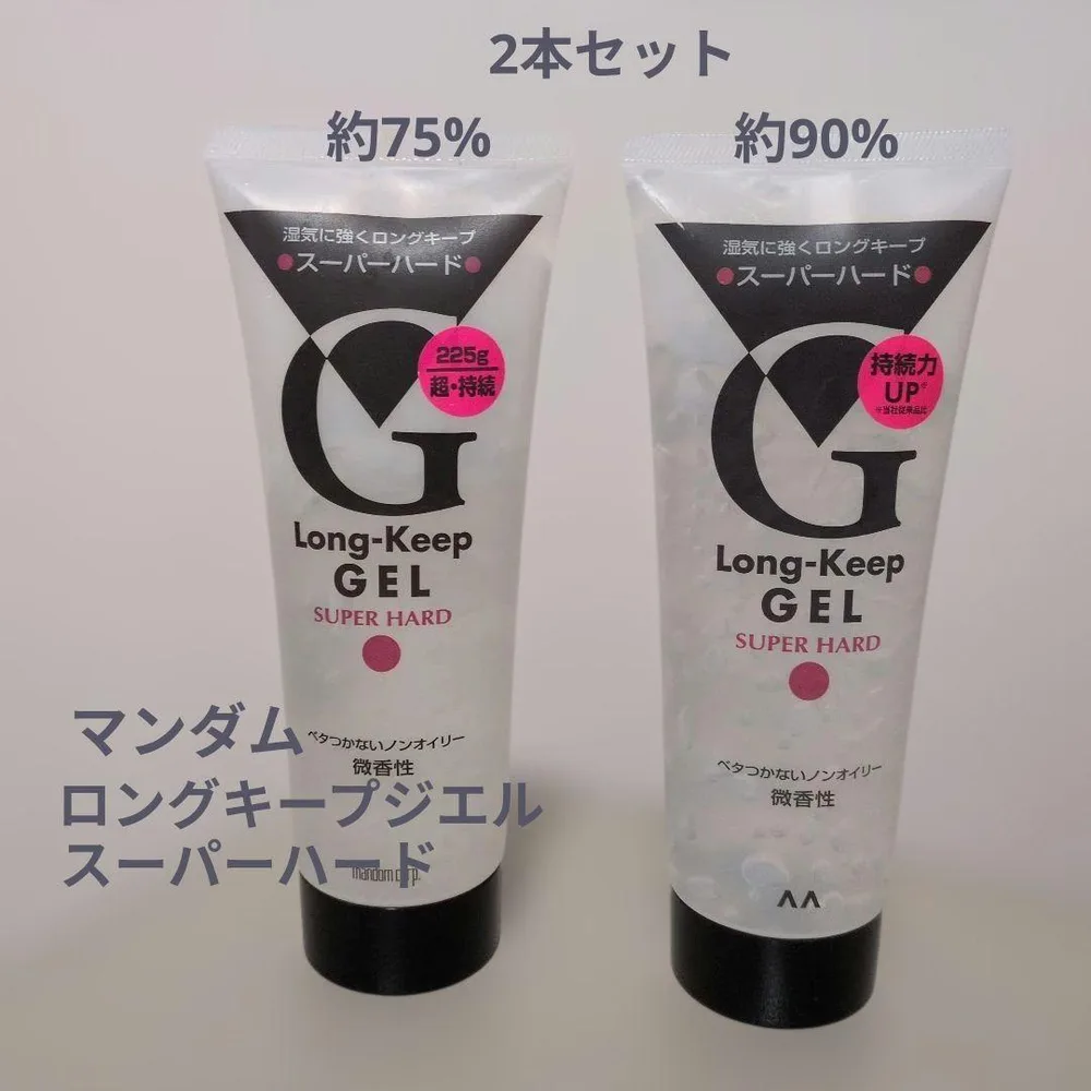 【2本セット】ギャツビー ロングキープジェル スーパーハード