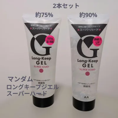 【2本セット】ギャツビー ロングキープジェル スーパーハード