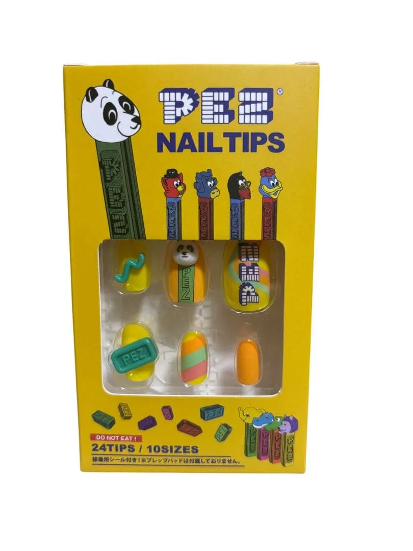 PEZ ネイルチップ 24枚入り サンタン