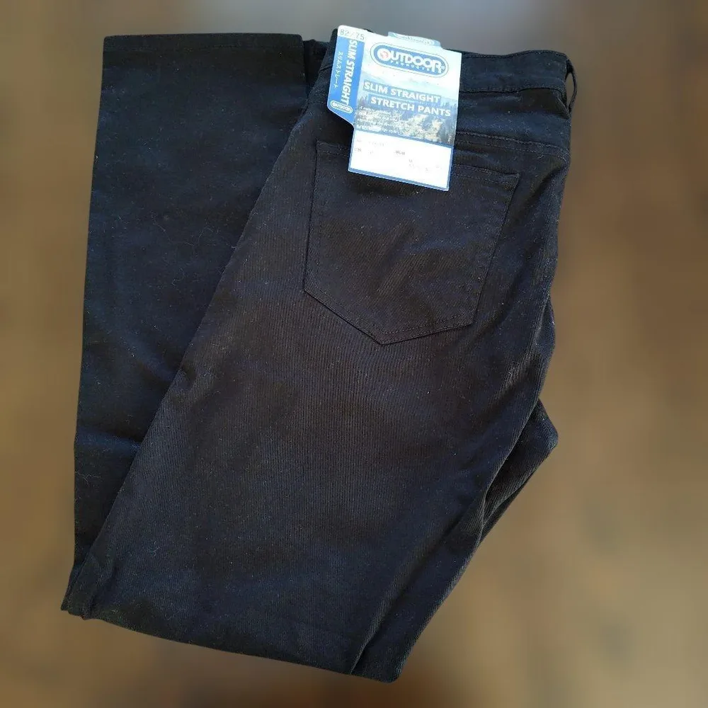 OUTDOOR PRODUCTS スリムストレート ストレッチパンツ