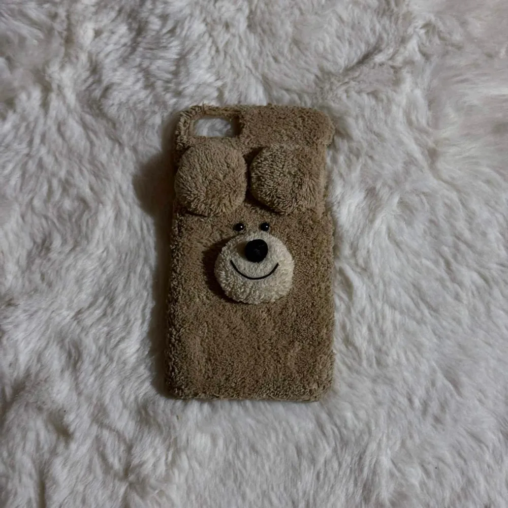 ハンドメイド品 くまさんデザイン iPhone7用 スマホケース