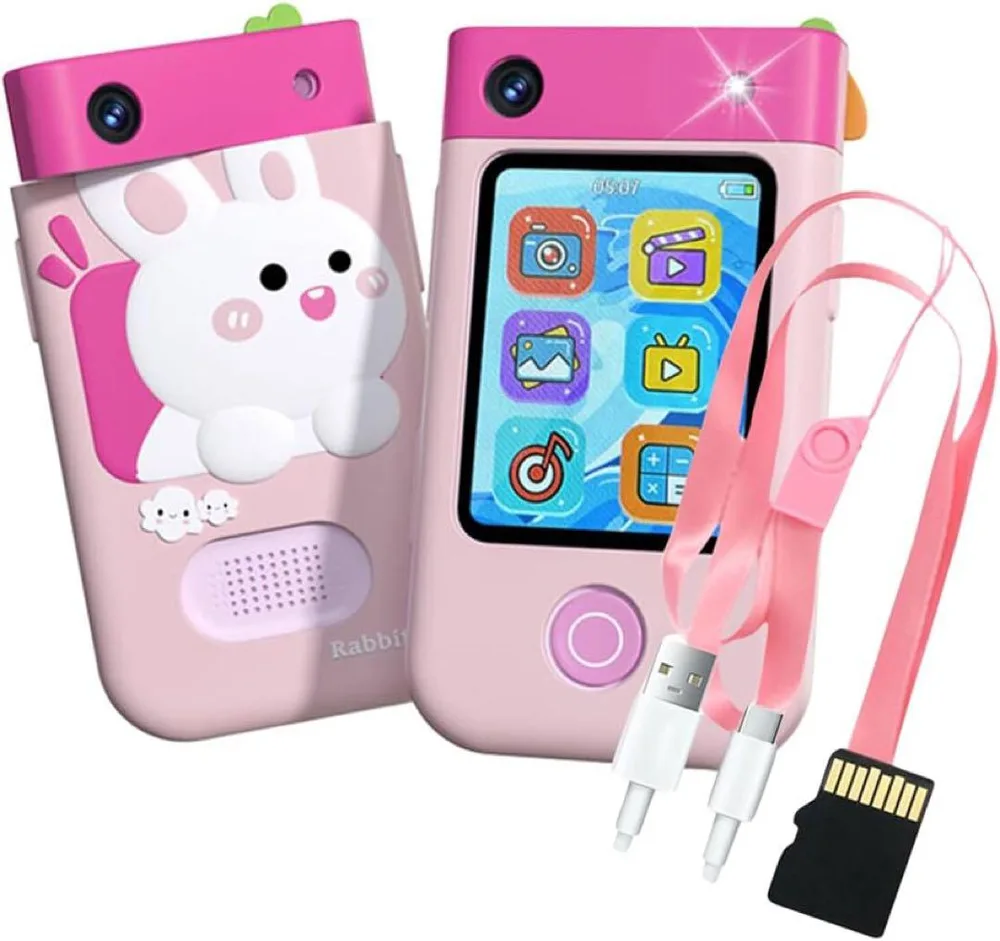 Little Rex キッズスマートフォン 本体 ピンク うさぎ キッズスマホ