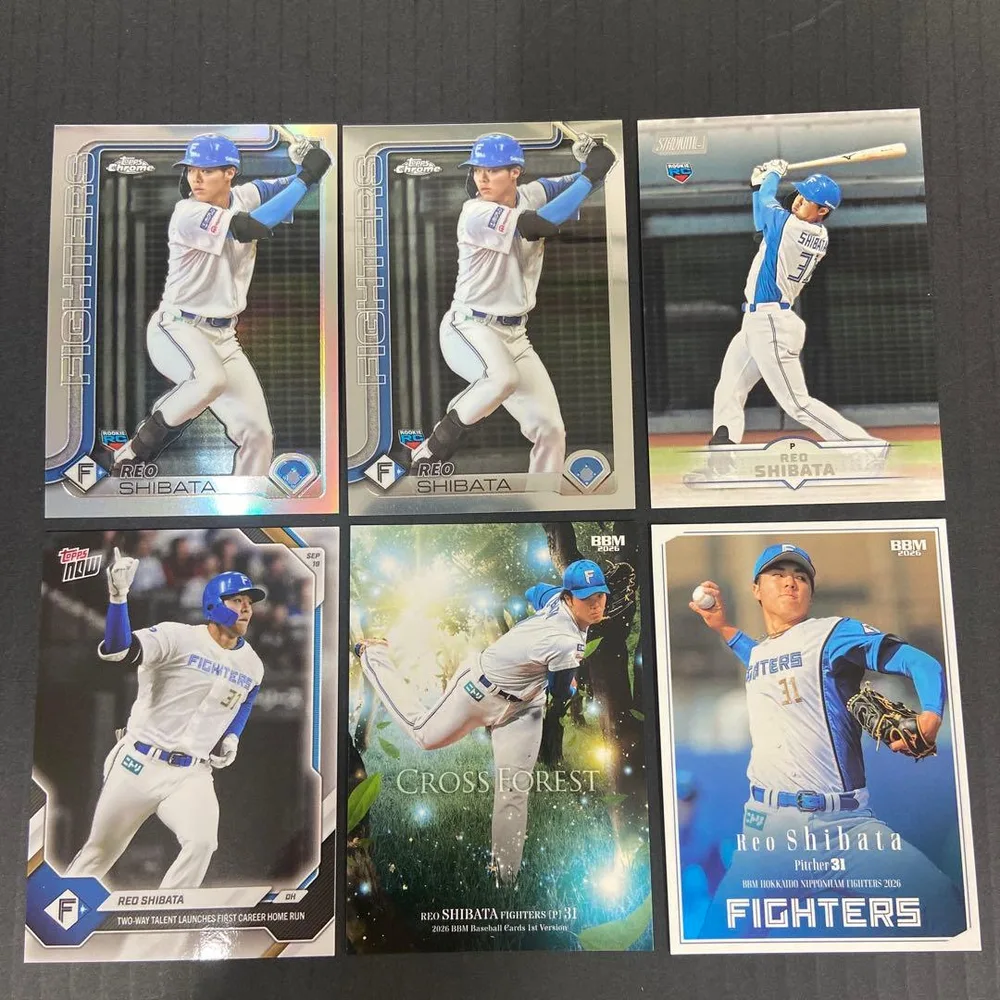 柴田獅子 Topps Chrome リフラクター ルーキーカードほか まとめ売り