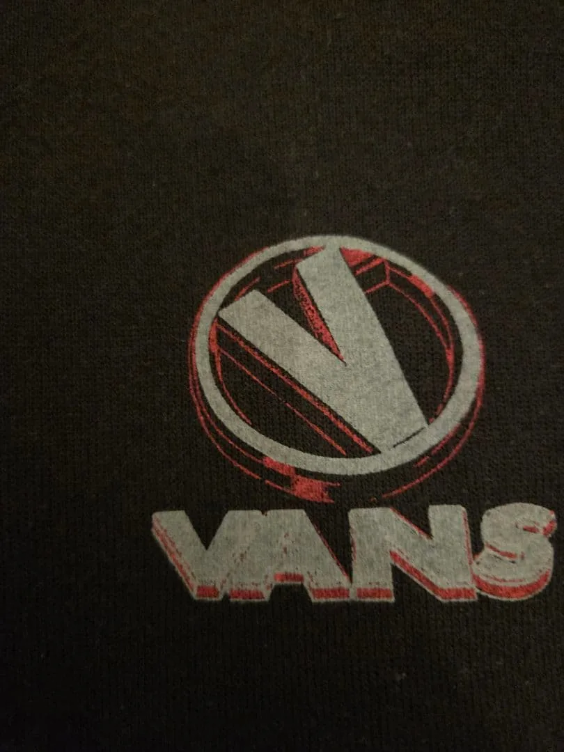 VANS バンズ ヴィンテージ スウェット 90s 両面 ブラック L