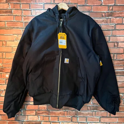 新品未使用 Carhartt アクティブジャケット ダック ブラック L