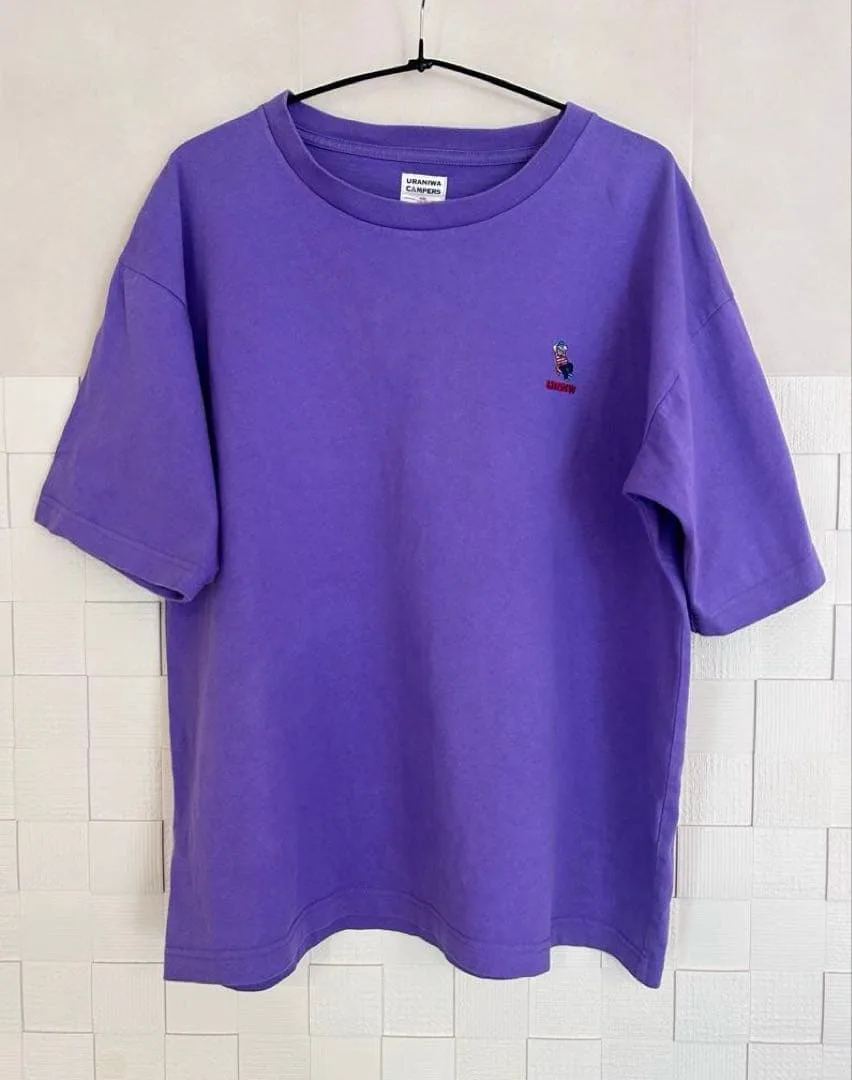 URANIWA CAMPERS Tシャツ 古着 パープル Mサイズ