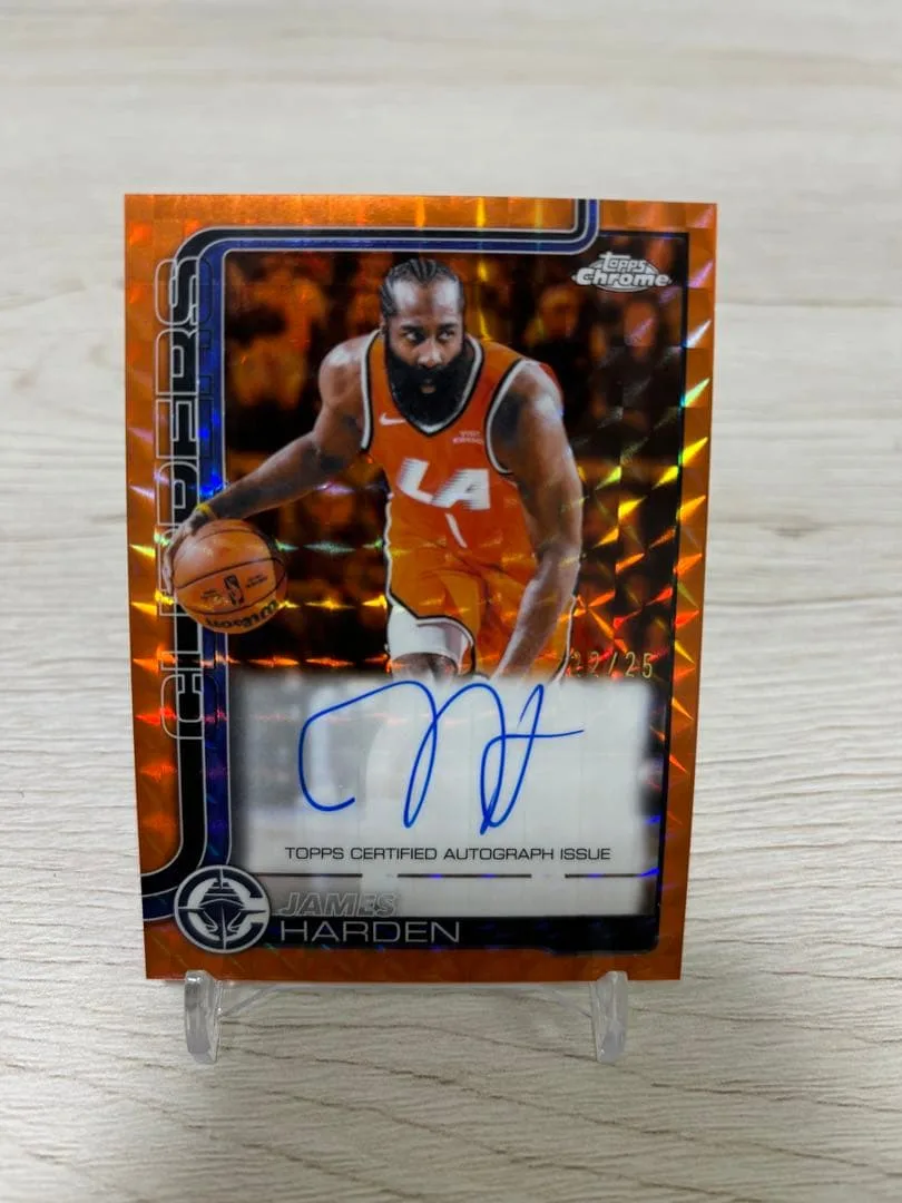 【サイン】Topps Chrome James Harden /25 /150