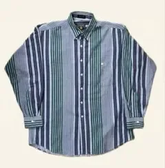 USA製 90s ラルフローレン ストライプ シャツ