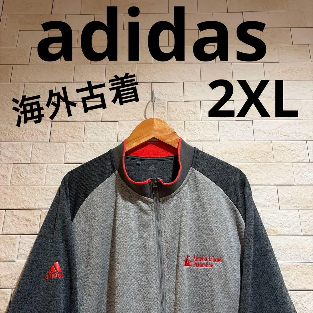 海外古着 adidas アディダス ジャージ トラックジャケット サイズ2XL