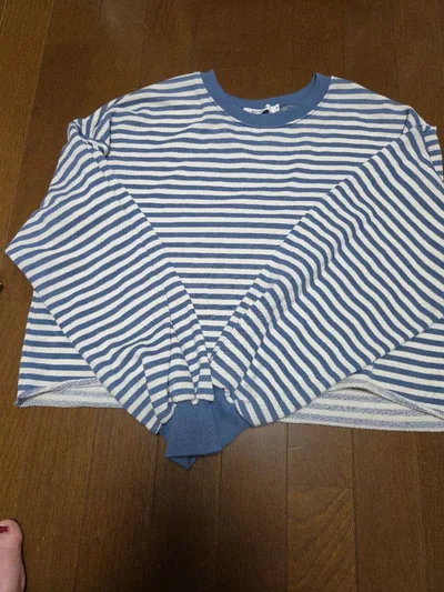 WEGO STANDARD ボーダー柄 長袖カットソー M