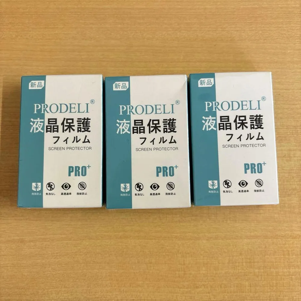 【未開封】 PRODELI iPhone12 液晶保護フィルム カメラフィルム