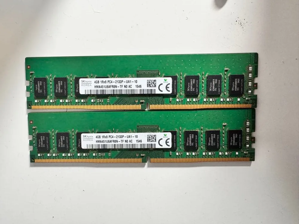 SK hynix 4GB PC4-2133P メモリー 2枚セット
