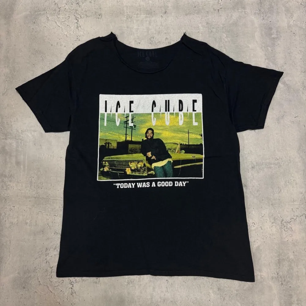 ICE CUBE เสื้อยืด Ice Cube สีดำ สีดำ