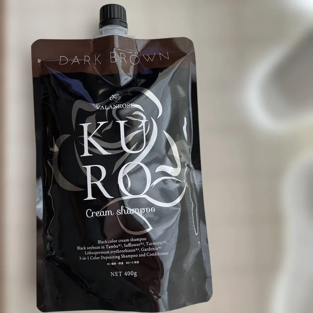 VALANROSE KURO クリームシャンプー ダークブラウン 400g