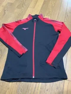 MIZUNO トレーニングジャケット ブラック レッド