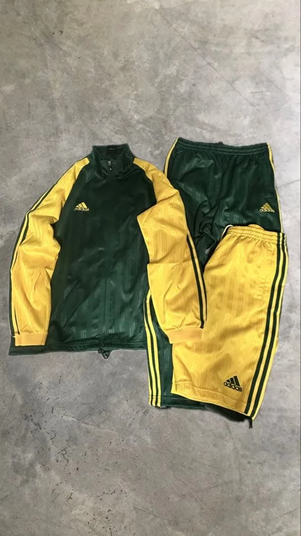 【超希少/特注非売品】adidas ジャージ 3点セット ブラジルカラー XO