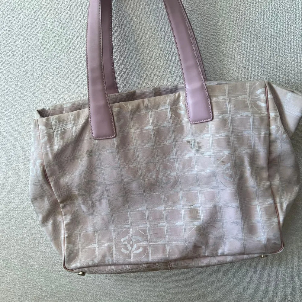 CHANEL ニュートラベルライン トートバッグ ピンク
