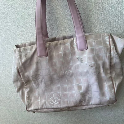 CHANEL ニュートラベルライン トートバッグ ピンク