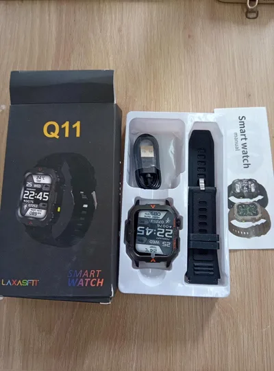 LAXAS Fit Q11 スマートウォッチ 本体 ブラック