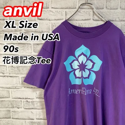 激レア博覧会Tee★USA製 90s 園芸博覧会協会 アメリフローラ 花 92