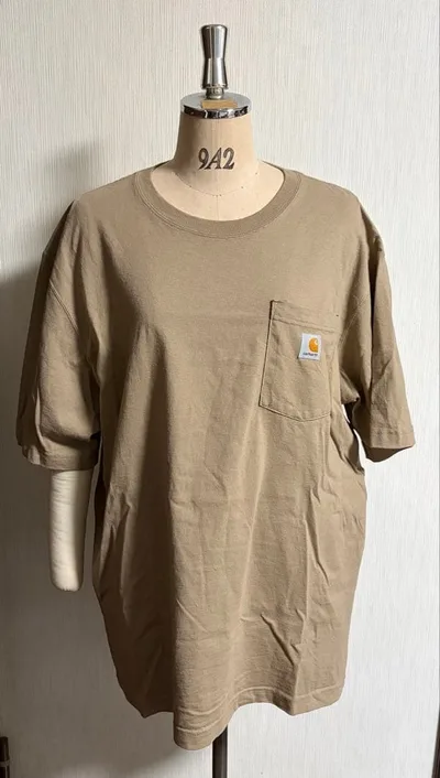Carhartt ポケットTシャツ ベージュ