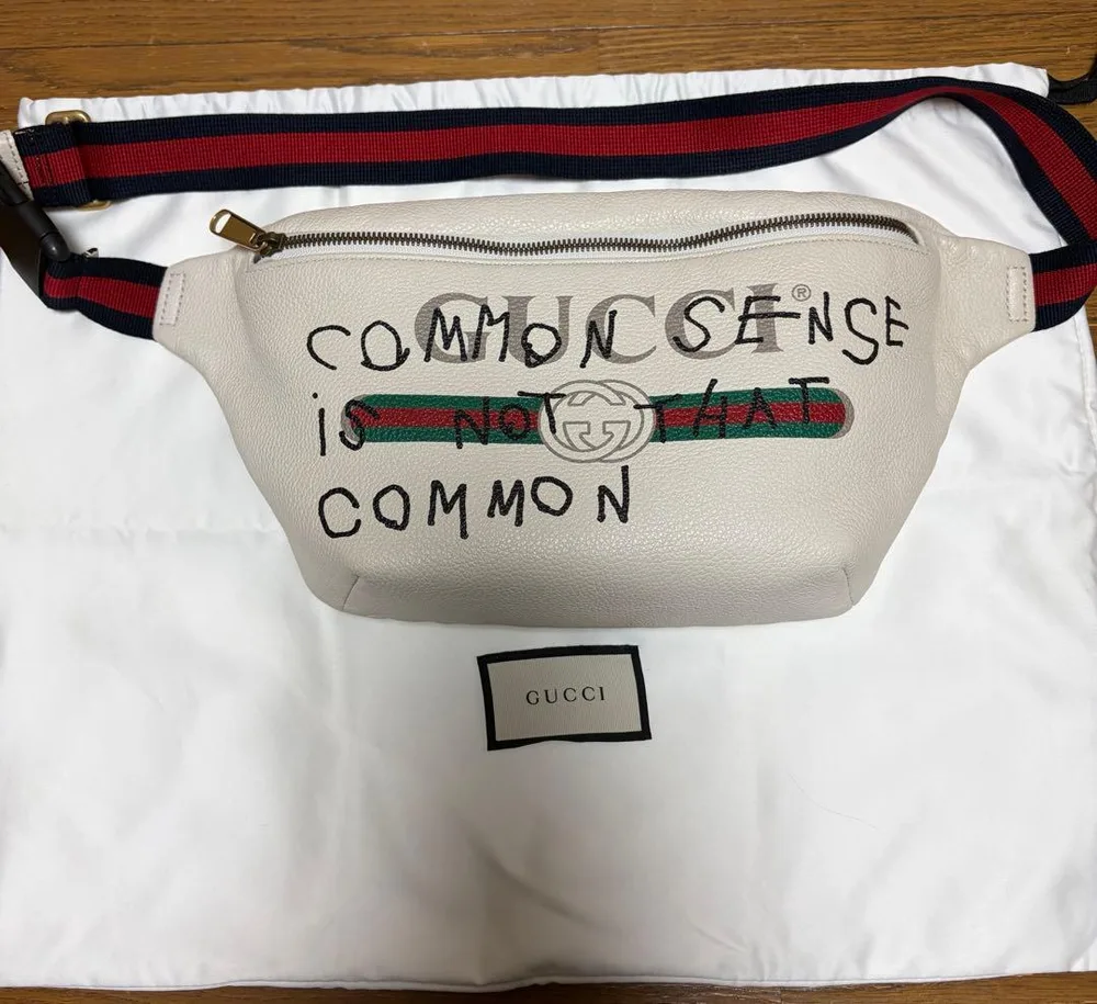 グッチ GUCCI ココ キャピタン ウエストポーチ ボディバッグ アイボリー