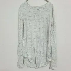 【OLD NAVY】オールドネイビー 長袖ロンT メランジ ストライプ