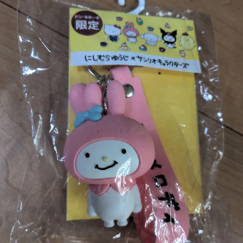 にしむらゆうじ×サンリオキャラクターズ マイメロディ バッグチャーム ドンキ限定