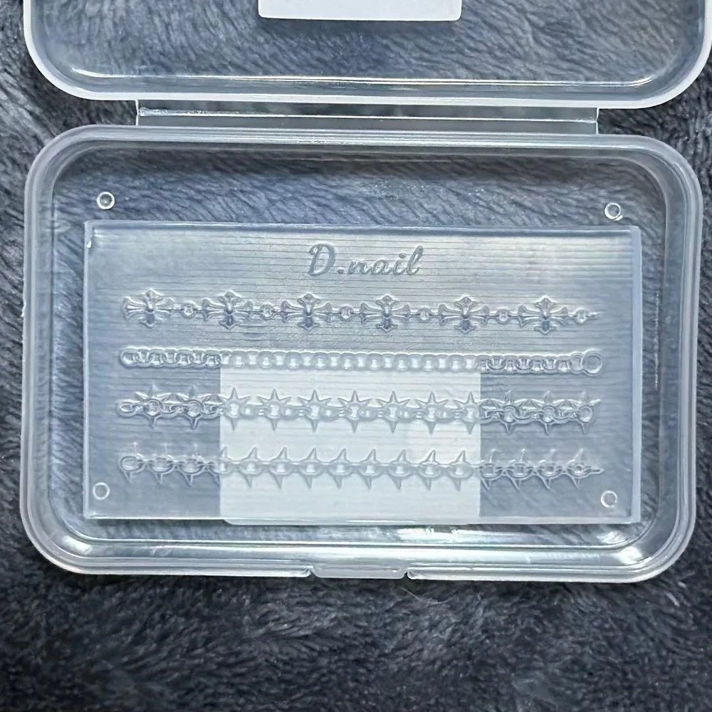 Dnail ネイル チェーンモールド クロス 十字架 シリコン パーツ
