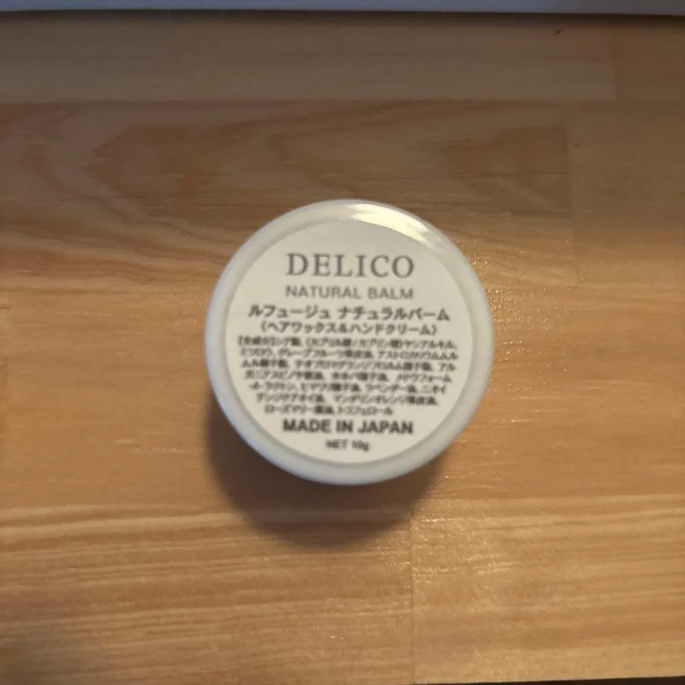 DELICO ルフージュ ナチュラルバーム ヘアワックス&ハンドクリーム