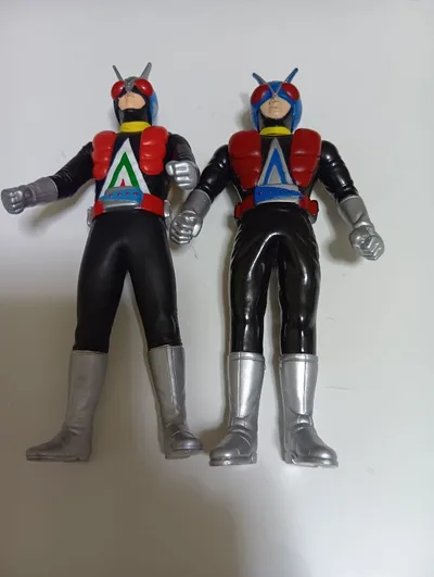 仮面ライダー ソフビ フィギュア 2体セット ライダーマン 1989 2008
