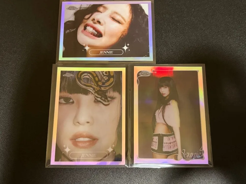 Jennie X Topps Chrome 3枚セット