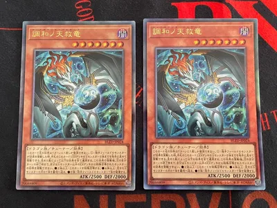 遊戯王 調和ノ天救竜 フィドラウリスハルモニア レリーフ 2枚