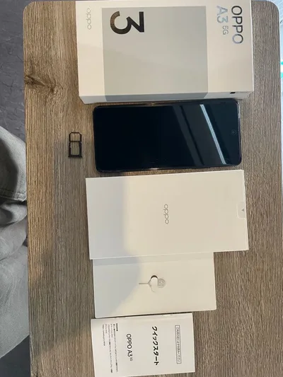【中古】OPPO A3 5G 本体 ブラック