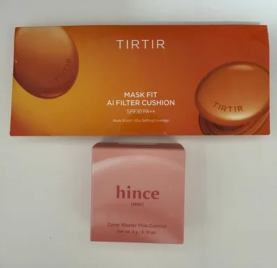 【新品】hince ファンデーション、TIRTIR クッションファンデ試供品