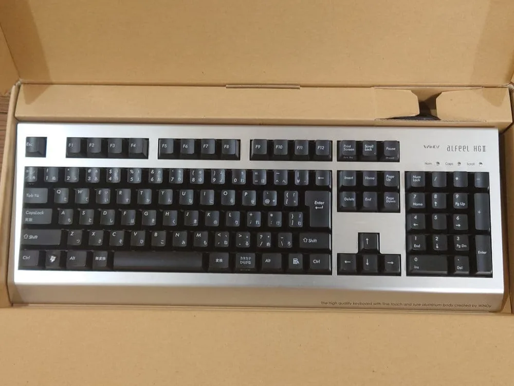 星野金属 Windy ALFEEL HG II FILCO 茶軸 アルミ製